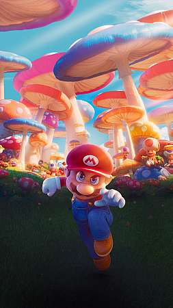 The Super Mario Bros. Movie Mobiele Verticaal achtergrond