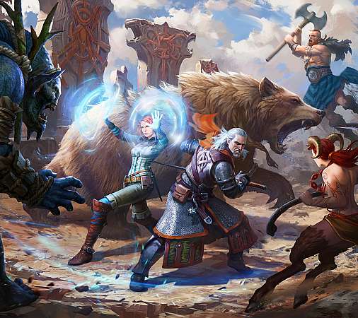 The Witcher Battle Arena Mobiele Horizontaal achtergrond