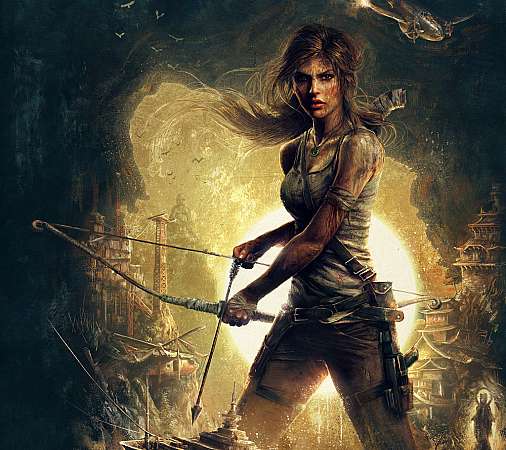 Tomb Raider Mobiele Horizontaal achtergrond