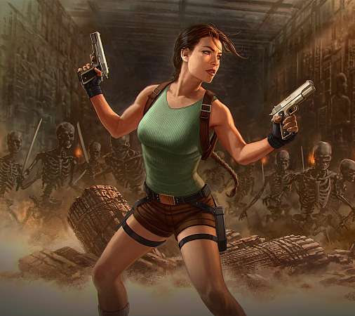 Tomb Raider 25th Anniversary Mobiele Horizontaal achtergrond