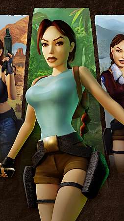 Tomb Raider I-III Remastered Starring Lara Croft Mobiele Verticaal achtergrond
