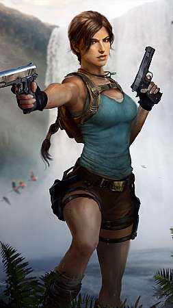 Tomb Raider I-III Remastered Starring Lara Croft Mobiele Verticaal achtergrond