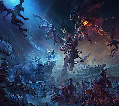 Total War: Warhammer 3 Mobiele Horizontaal achtergrond