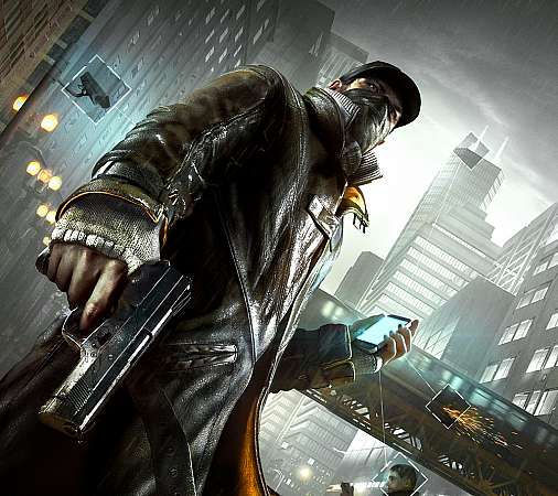 Watch Dogs Mobiele Horizontaal achtergrond