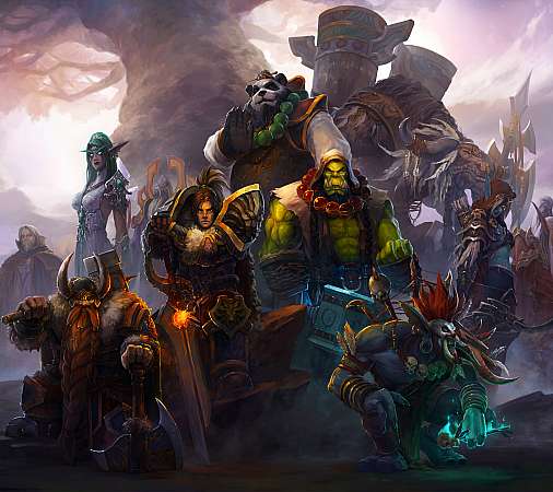 World of Warcraft Mobiele Horizontaal achtergrond