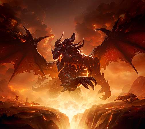 World of Warcraft: Cataclysm Classic Mobiele Horizontaal achtergrond