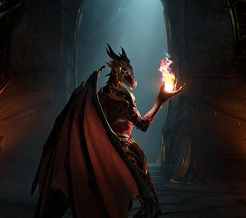 World of Warcraft: Dragonflight Mobiele Horizontaal achtergrond