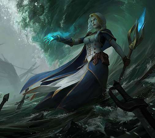 World of Warcraft fan art Mobiele Horizontaal achtergrond