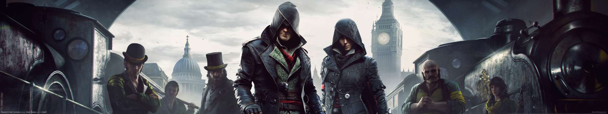 Assassin's Creed: Syndicate triple screen achtergrond