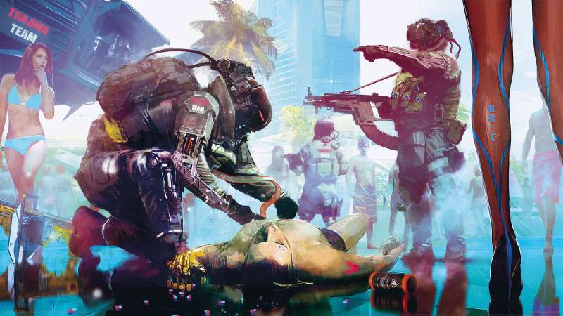 Cyberpunk 2077 achtergrond