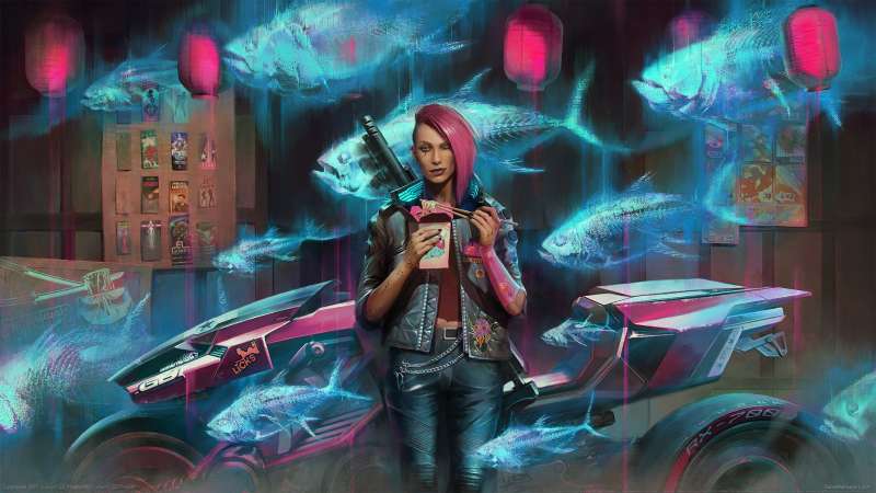 Cyberpunk 2077 achtergrond