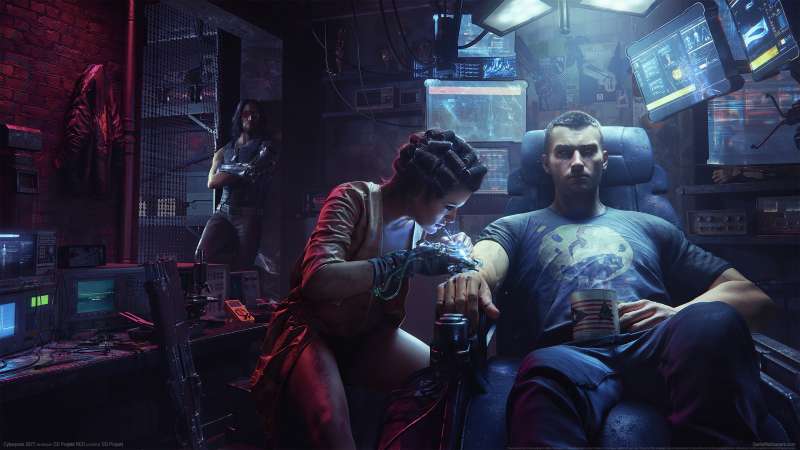 Cyberpunk 2077 achtergrond