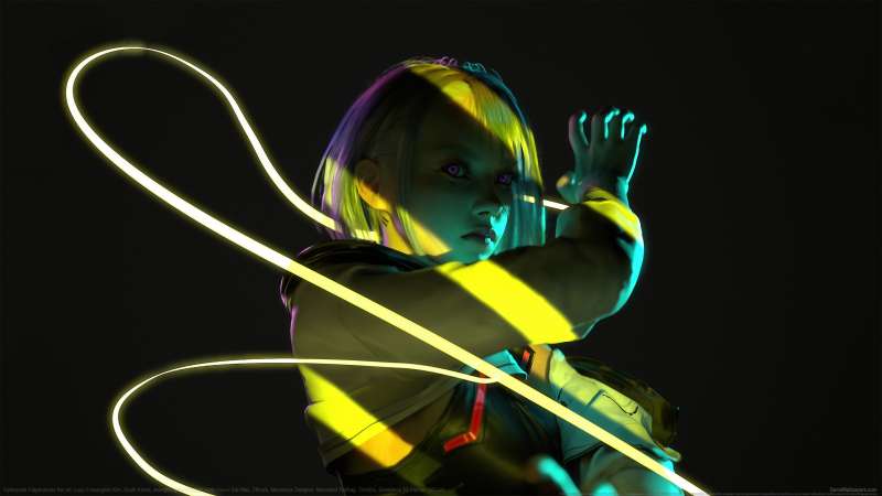 Cyberpunk: Edgerunners fan art achtergrond