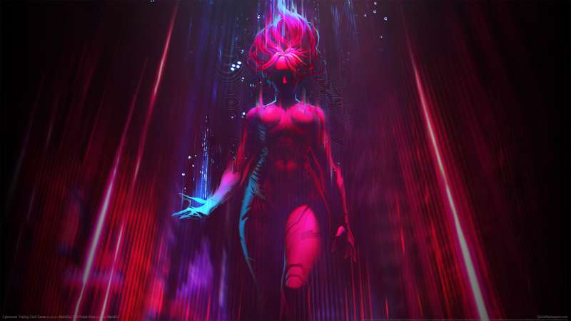 Cyberpunk Trading Card Game achtergrond