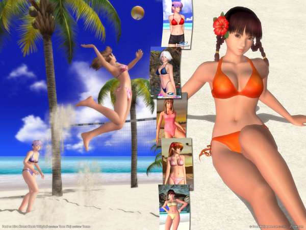 Dead or Alive Xtreme Beach Volleyball achtergrond