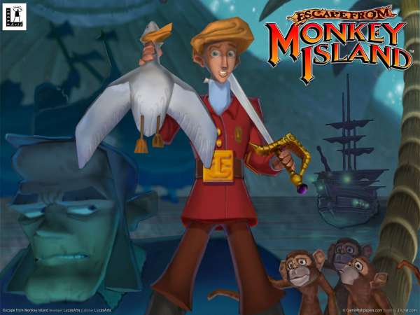 Escape from Monkey Island achtergrond