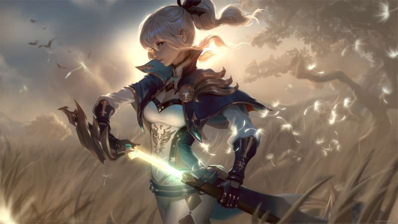 Genshin Impact fan art achtergrond