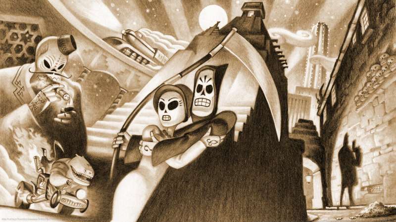 Grim Fandango Remastered achtergrond