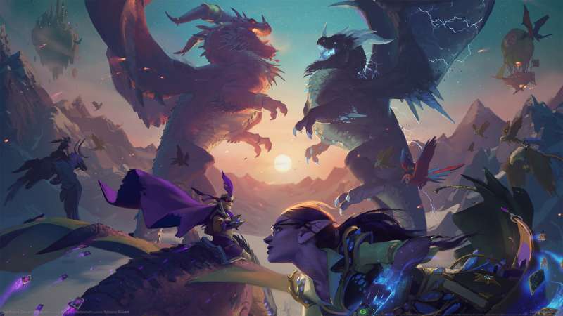 Hearthstone: Descent of Dragons achtergrond