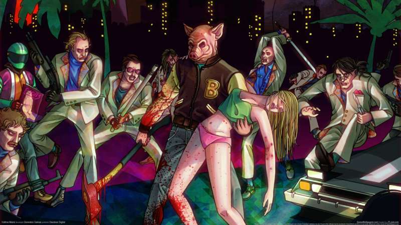 Hotline Miami achtergrond