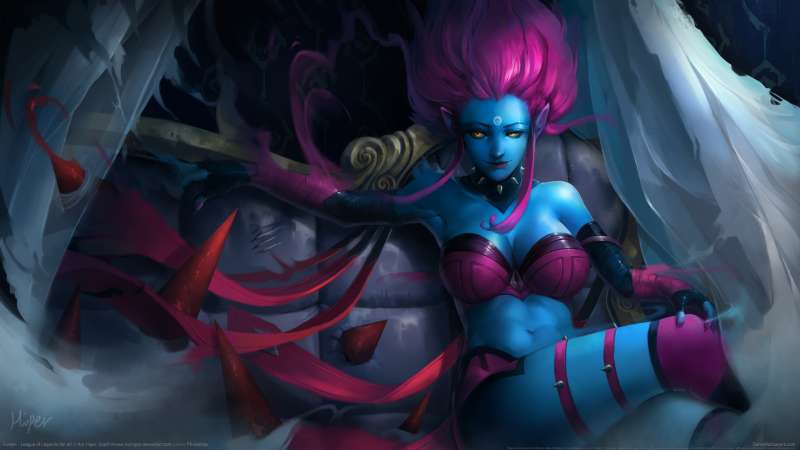 League of Legends fan art achtergrond