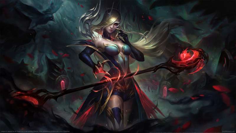 League of Legends fan art achtergrond