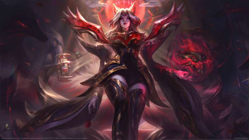 League of Legends fan art achtergrond