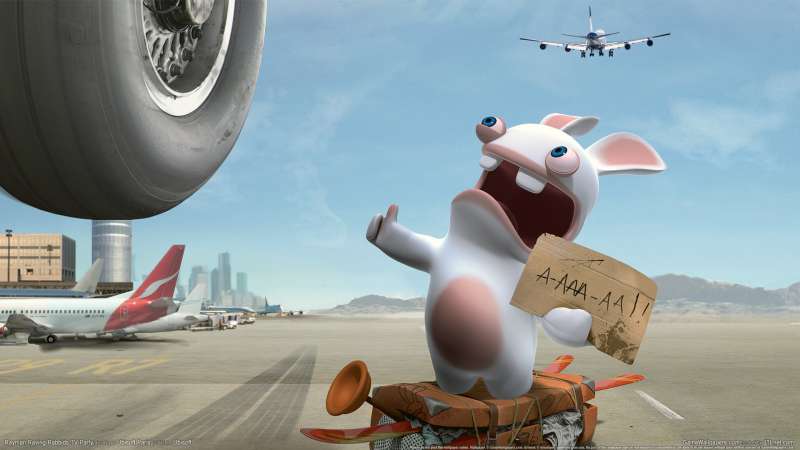 Rayman Raving Rabbids 2 achtergrond