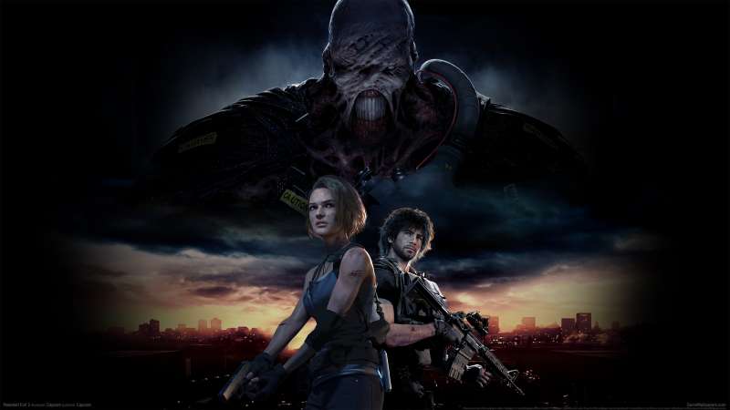 Resident Evil 3 2020 achtergrond