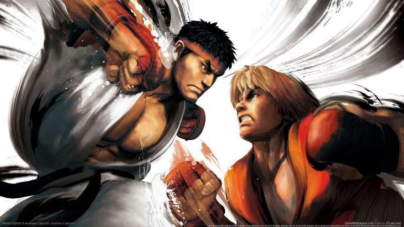 Street Fighter 4 achtergrond