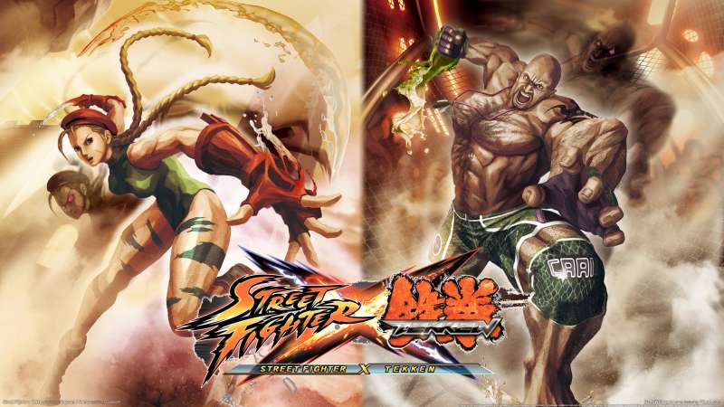 Street Fighter x Tekken achtergrond