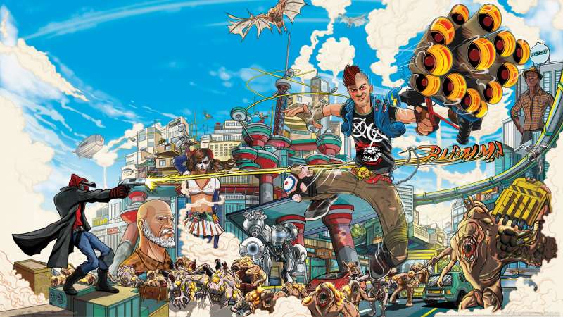 Sunset Overdrive achtergrond