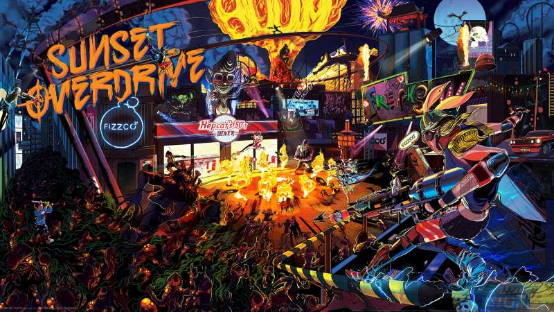 Sunset Overdrive wallpaper or background