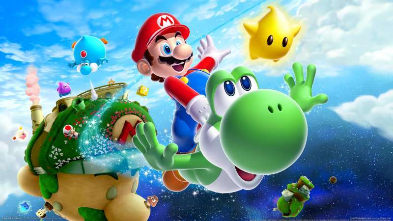 Super Mario Galaxy 2 achtergrond