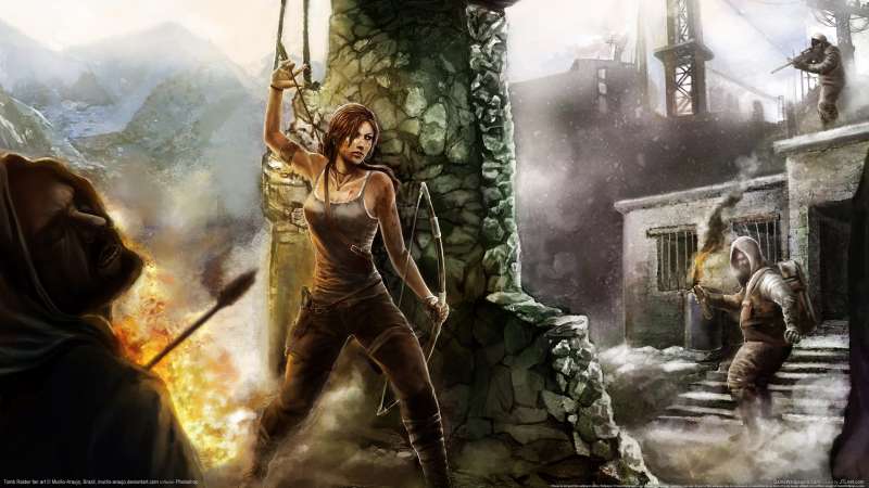 Tomb Raider fan art achtergrond