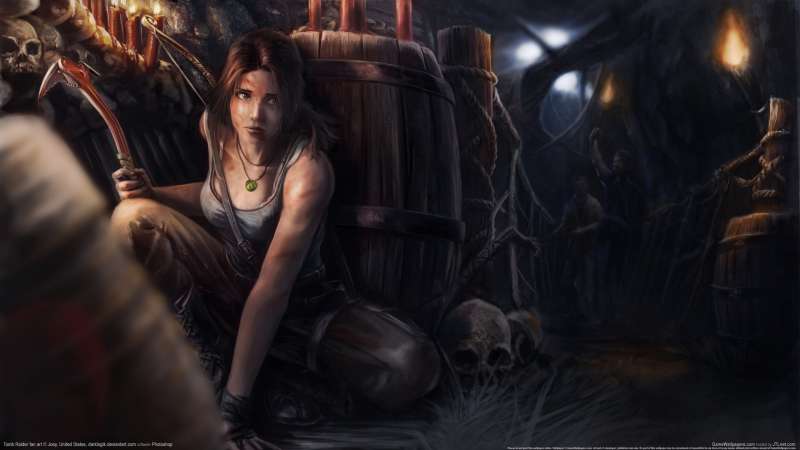 Tomb Raider fan art achtergrond