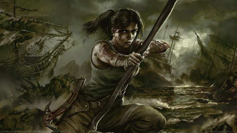 Tomb Raider fan art achtergrond