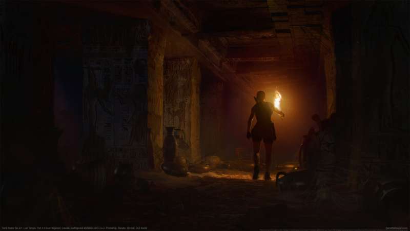 Tomb Raider fan art achtergrond