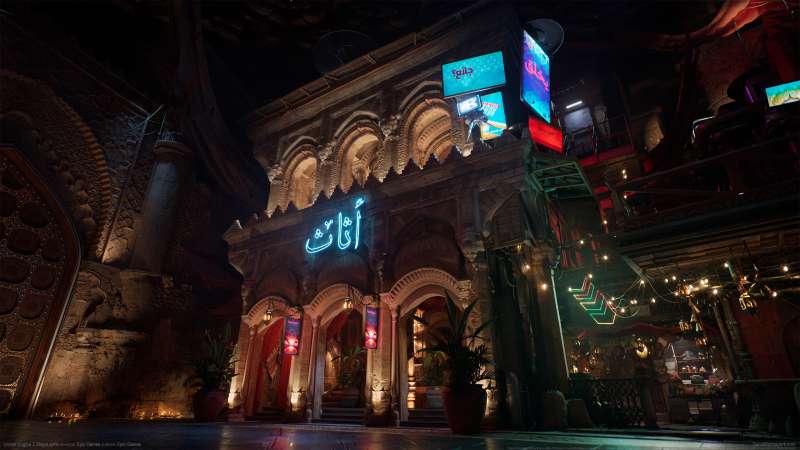 Unreal Engine 5 MegaLights achtergrond