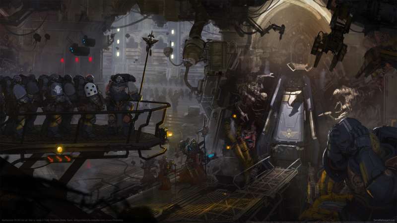 Warhammer 40,000 fan art achtergrond