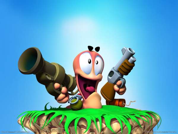 Worms 3D achtergrond