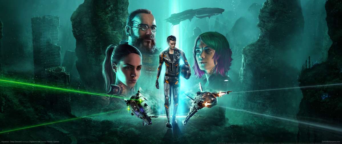 Aquanox: Deep Descent ultrawide achtergrond 02