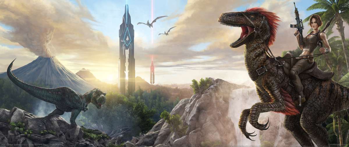 ARK: Survival Evolved ultrawide achtergrond 01