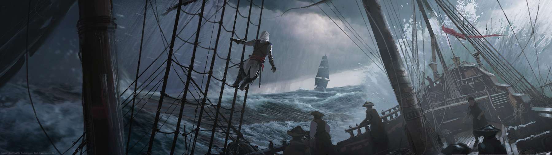 Assassin's Creed: Black Flag Resynced superwide achtergrond 11