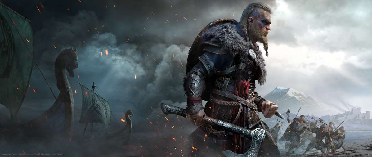 Assassin's Creed: Valhalla ultrawide achtergrond 02