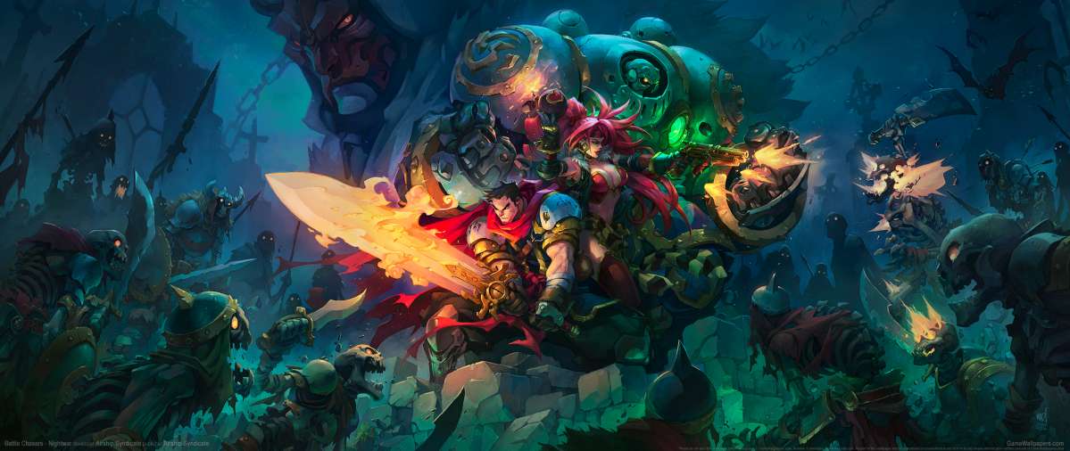 Battle Chasers - Nightwar ultrawide achtergrond 02