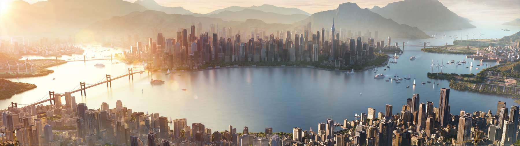 Cities Skylines 2 superwide achtergrond 02
