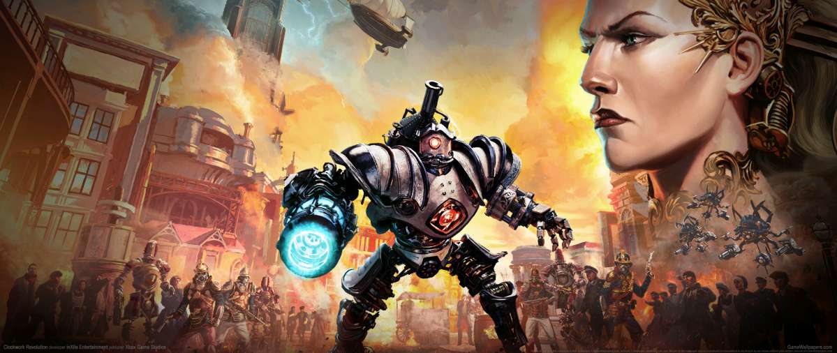 Clockwork Revolution ultrawide achtergrond 01