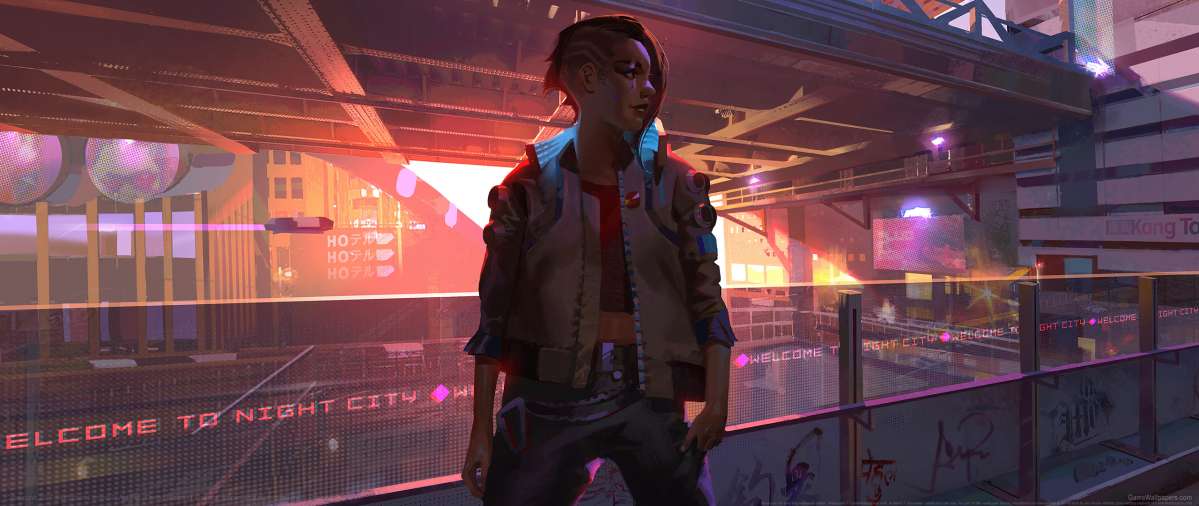 Cyberpunk 2077 ultrawide achtergrond 40