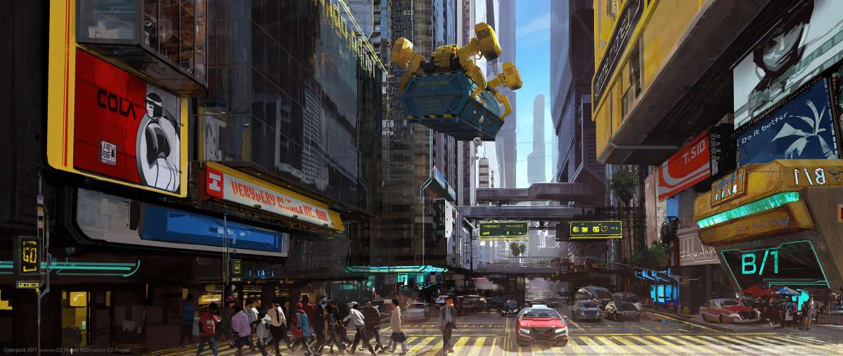 Cyberpunk 2077 ultrawide achtergrond 51